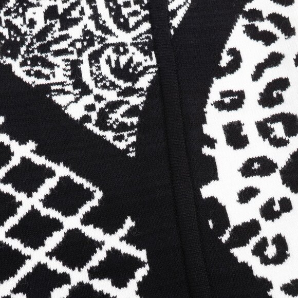 Nicole Miller Artelier Black & White Peplum Double Knit Tank Top Small - Picture 8 of 11